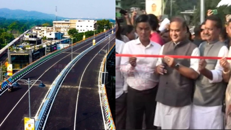 The 'Nilachal Flyover' inaugurated in Maligaon today by Assam CM Himanta Biswa Sarma