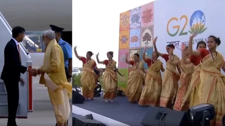G20 Summit: Assam's Bihu dance presented in 'Distorted' manner while welcoming UK PM
