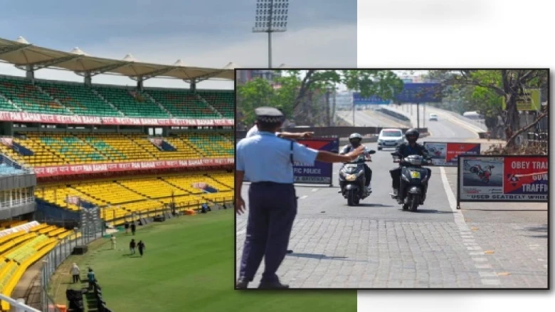 Traffic Rules Levied with effect from September 29 to 30 For ICC World Cup Warm-Up Matches To Be Held In Guwahati