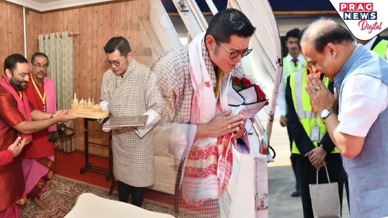 Bhutan king lands in Guwahati, takes a trip to Kamakhya Temple