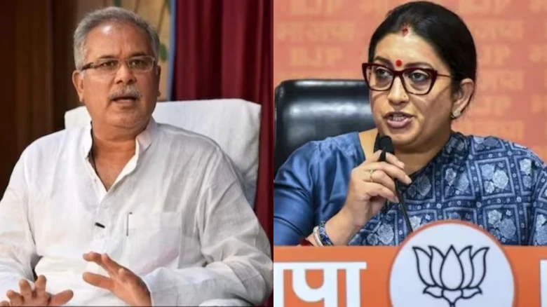 ‘Satta ka khel’: Smriti Irani Attacks Bhupesh Baghel Amid Mahadev App Row
