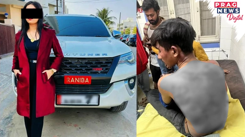 Woman forces employee to hold footwear in mouth for demanding salary