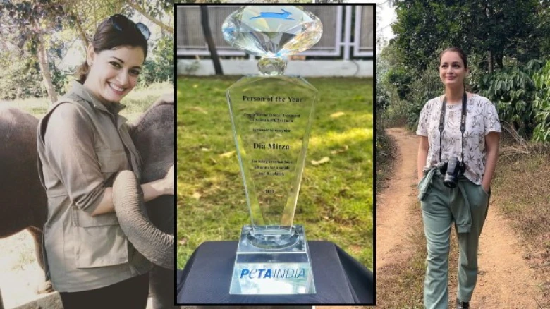 PETA India names B'wood luminary Dia Mirza as '2023 Person of the Year'