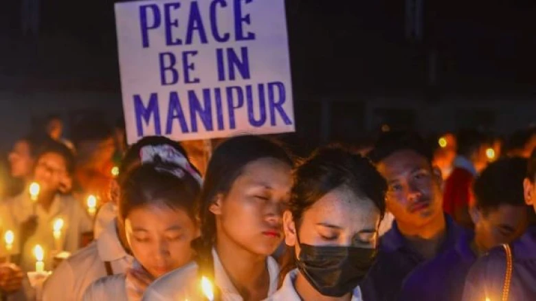 Seven women shave head, carry out cycle rally to spread message of peace in Manipur