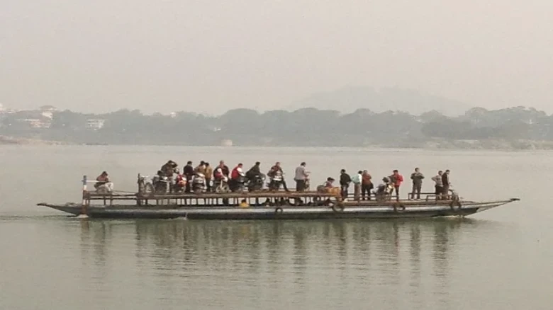 Assam: 49 passengers stranded after ferry breaks down in Brahmaputra River