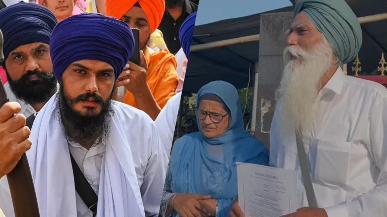 Jailed Pro-Khalistani leader Amritpal Singh's parents meet him at Dibrugarh jail, expect his release after election win