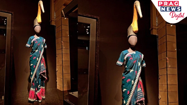 Assam's pride 'mekhela sador' on display at London museum with Hargila-motif