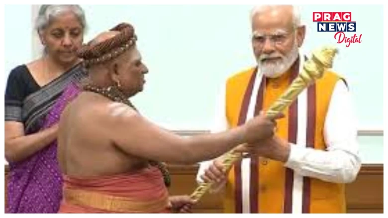 ছেংগোল বিতৰ্কই উত্তপ্ত কৰি ৰাখিছে লোকসভা: সংসদৰ পৰা 'ৰাজদণ্ড' অপসাৰণৰ দাবী  বিৰোধীৰ