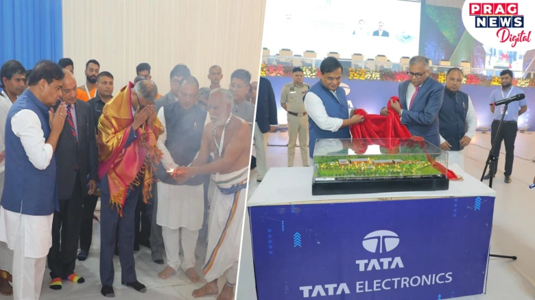 Assam: Rs 27,000 crore semiconductor facility launched by Assam CM and Tata Sons Chairman
