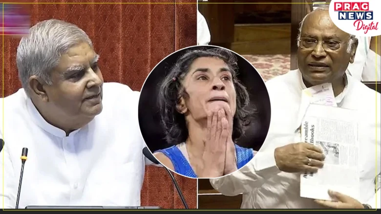 Vinesh Phogat disqualification: Uproar in Rajya Sabha; Opposition walks out
