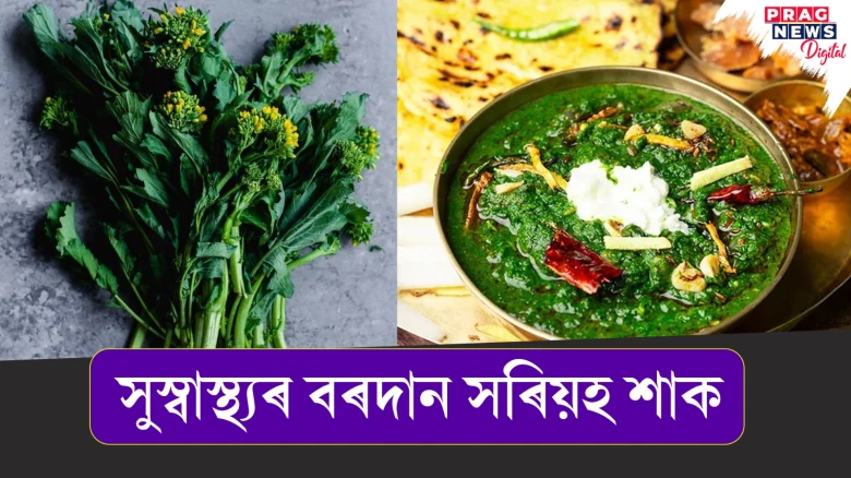 এতিয়া বজাৰত ওলাইছে সৰিয়হ শাক; ইয়াৰ নানা উপকাৰিতাৰ কথা জানি লওক