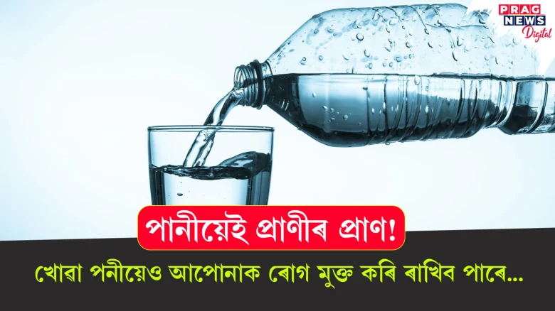 পানীয়েই প্ৰাণীৰ প্ৰাণ!  খোৱা পানীয়েও আপোনাক ৰোগ মুক্ত কৰি ৰাখিব পাৰে...