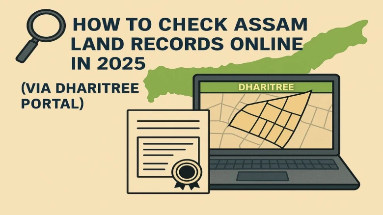 How to Check Assam Land Records Online in 2025 (Via Dharitree Portal)