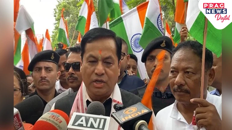 Thousands Join Tiranga Yatra to Celebrate Operation Sindoor’s Success with Sarbananda Sonowal