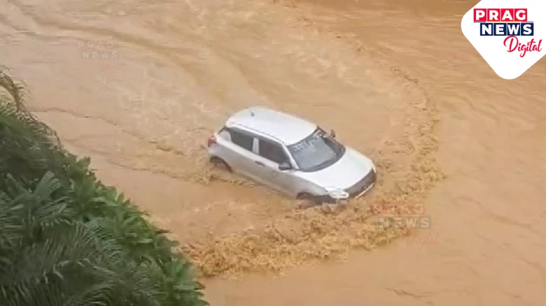 Torrential Rain Triggers Artificial Flooding in Jorabat